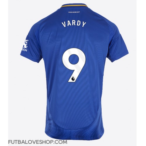 Dres Leicester City Jamie Vardy #9 Domáci 2024-25 Krátky Rukáv